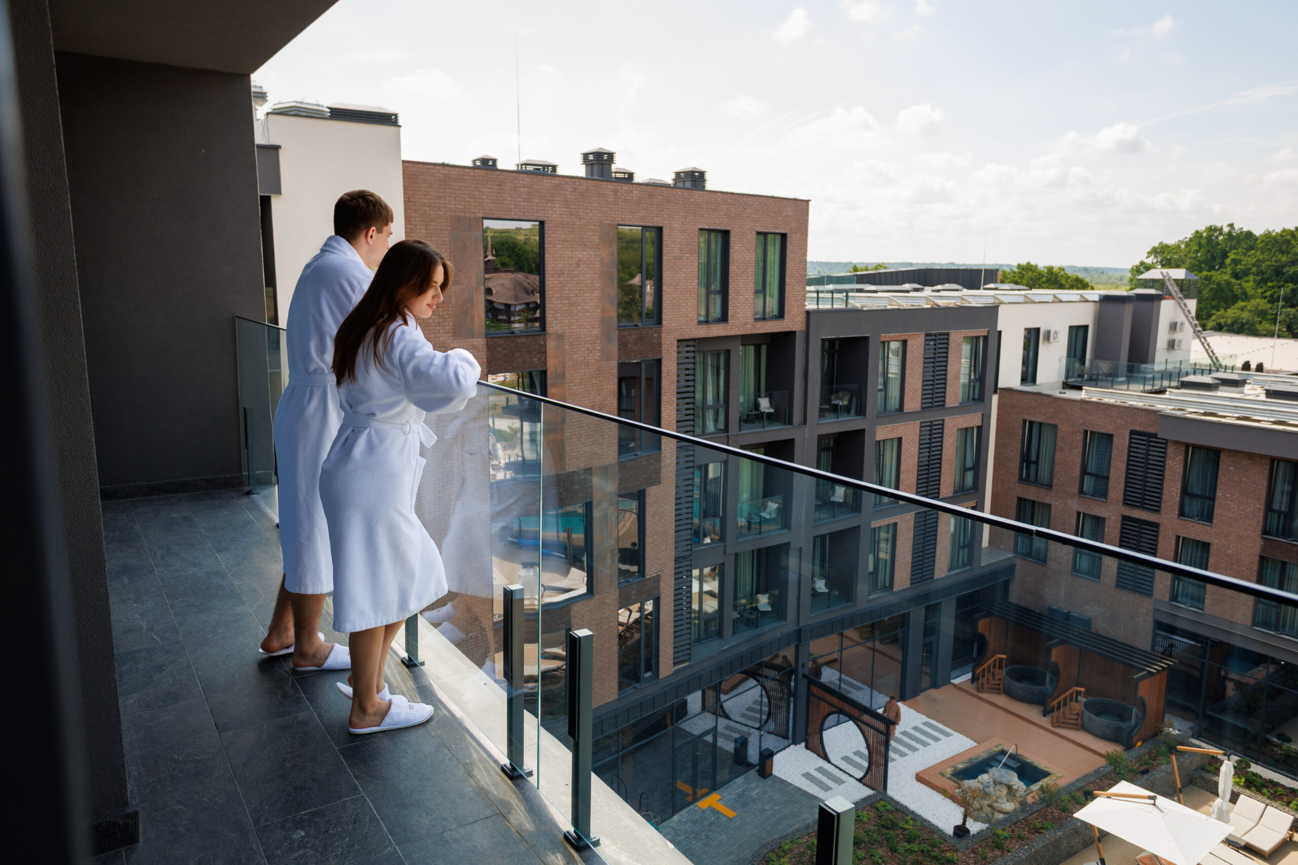 A standout feature of the Penthouse Premium is its spacious private terrace.