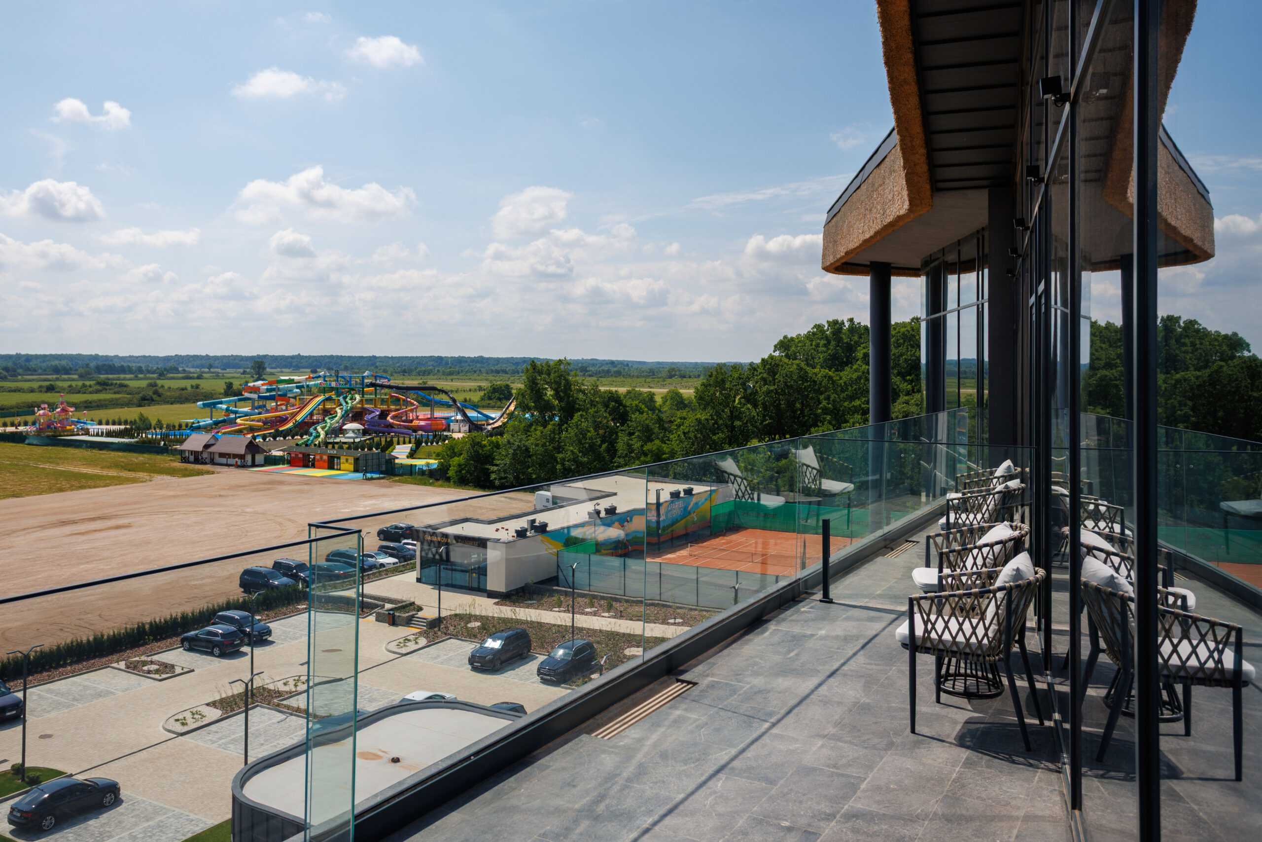 A standout feature of the Penthouse Premium is its spacious private terrace.